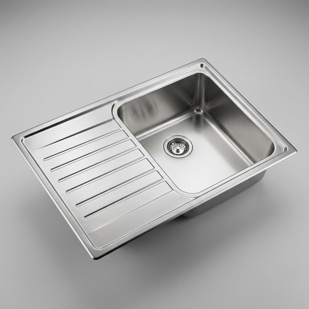 Évier Inox Brossé Grohe K700 Cuve XL Sous Plan