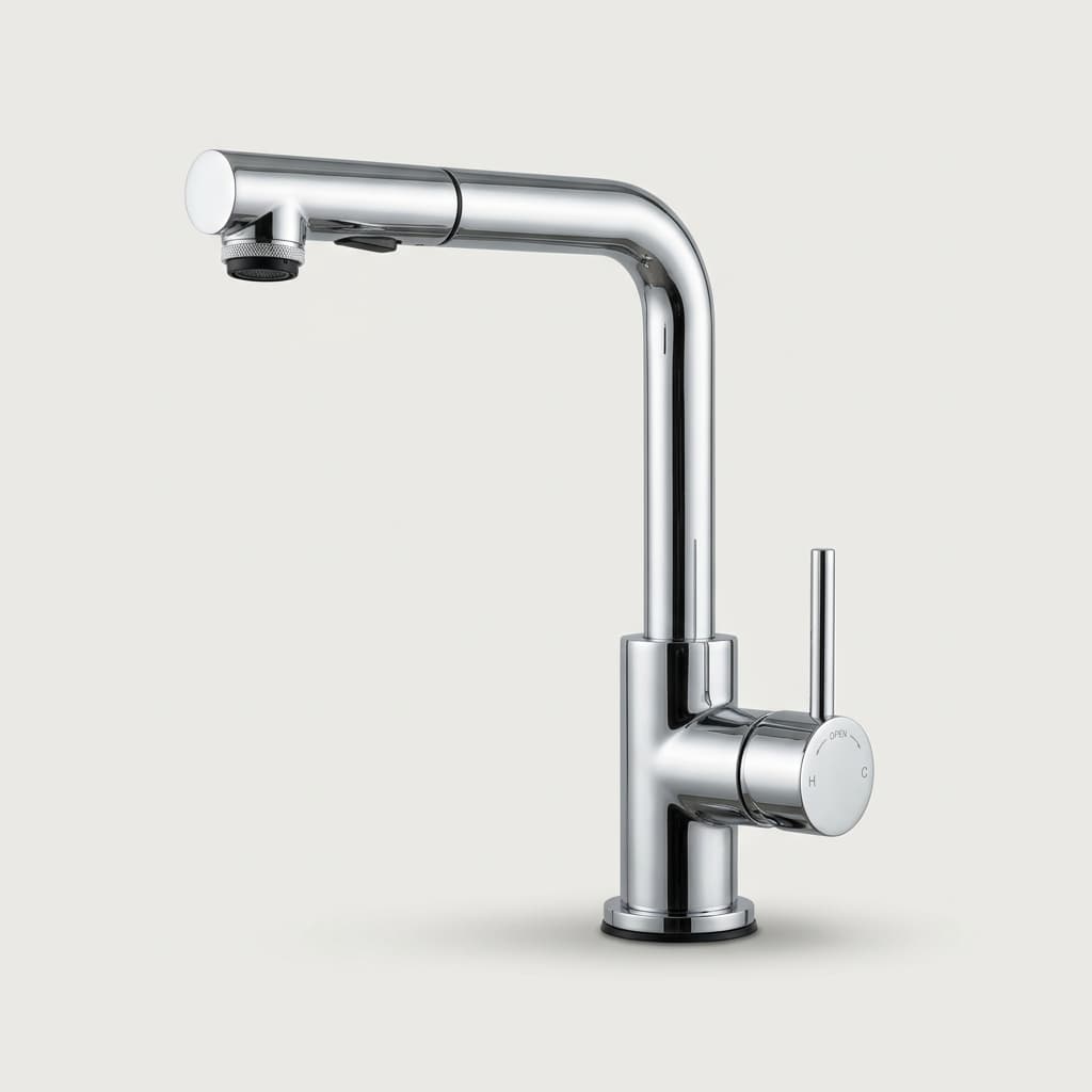Mitigeur Évier Cuisine Grohe Minta avec Douchette Extractible